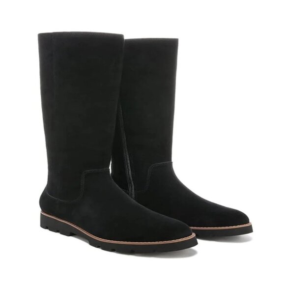 Vionic   Women's   Gwen   Tall   Black   Suede   Waterproof   Boot - Picture 1 of 1